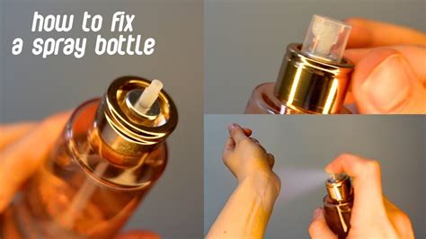 how to repair a perfume nozzle